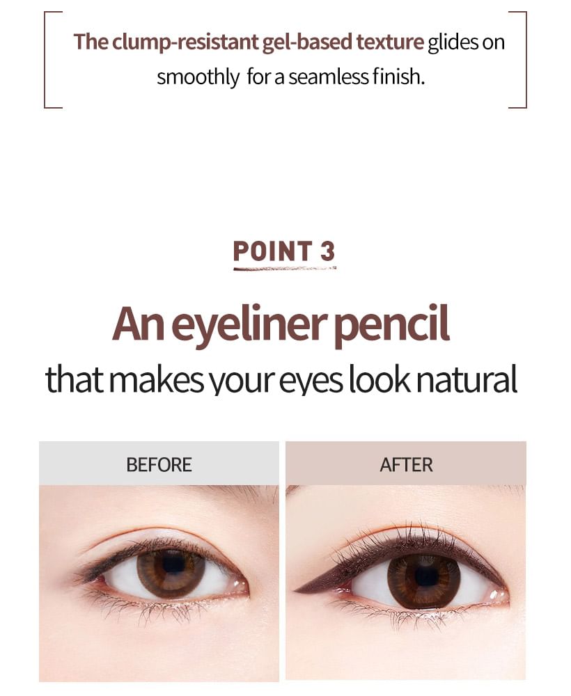 The Big Waterproof Pencil Gel Liner - 10 Colors