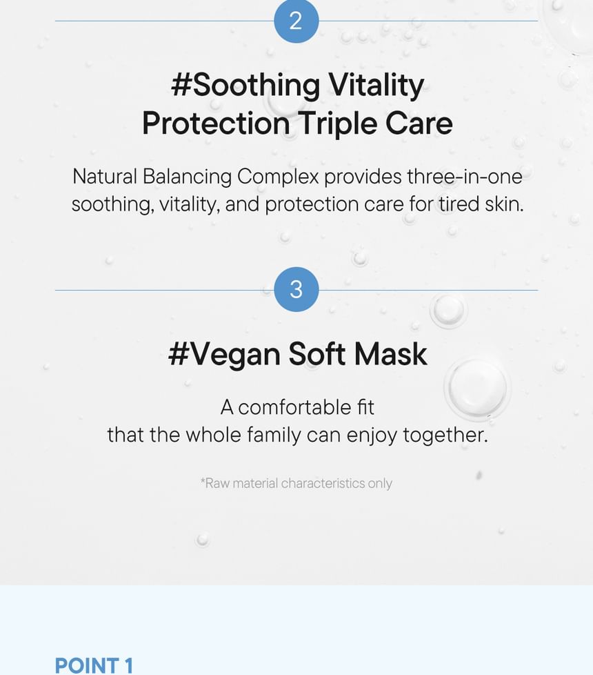 Beta-Glucan Family Moisture Mask Set
