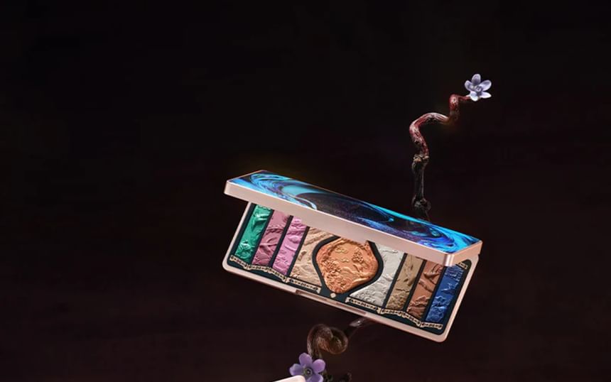 Floral Engraving Phoenix Makeup Palette - 5 Types
