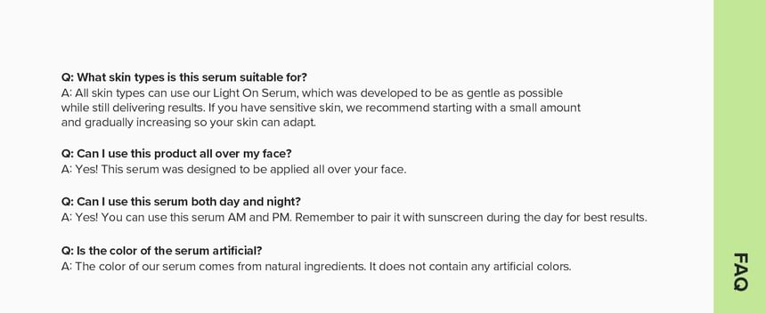 Light On Serum Centella + Vita C