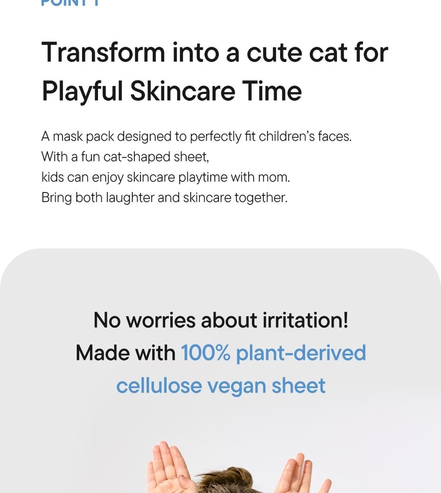 Beta-Glucan Family Moisture Mask For Kids Set