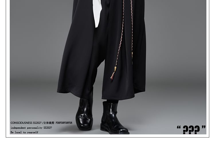 Long-Sleeve Asymmetrical Plain Shirt