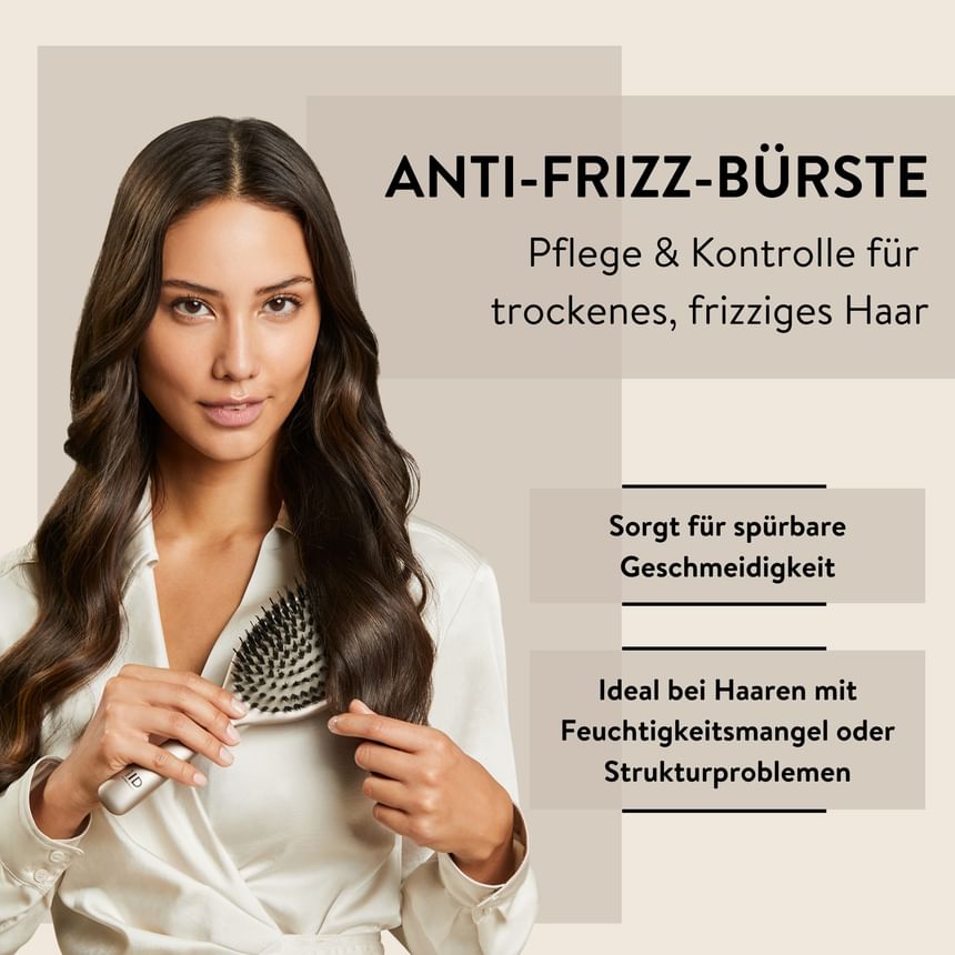 HAIR ID Anti-Frizz Paddle Brush