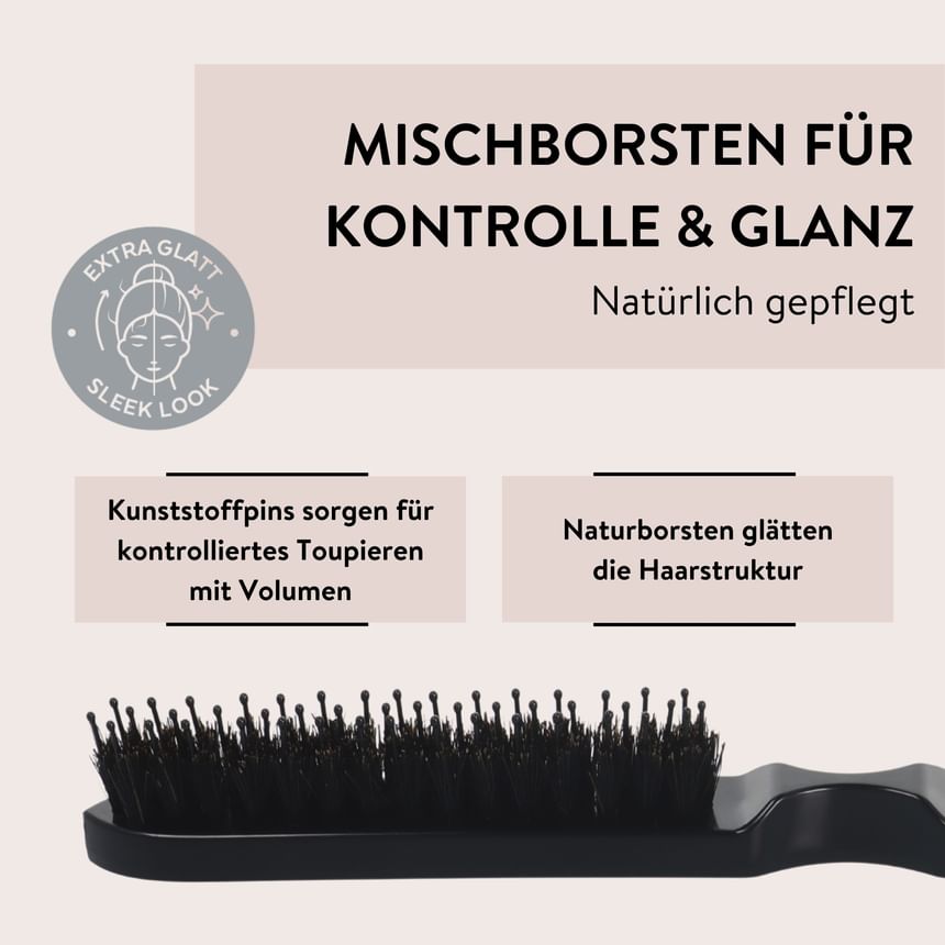 Sleek Mixed Bristles Brush