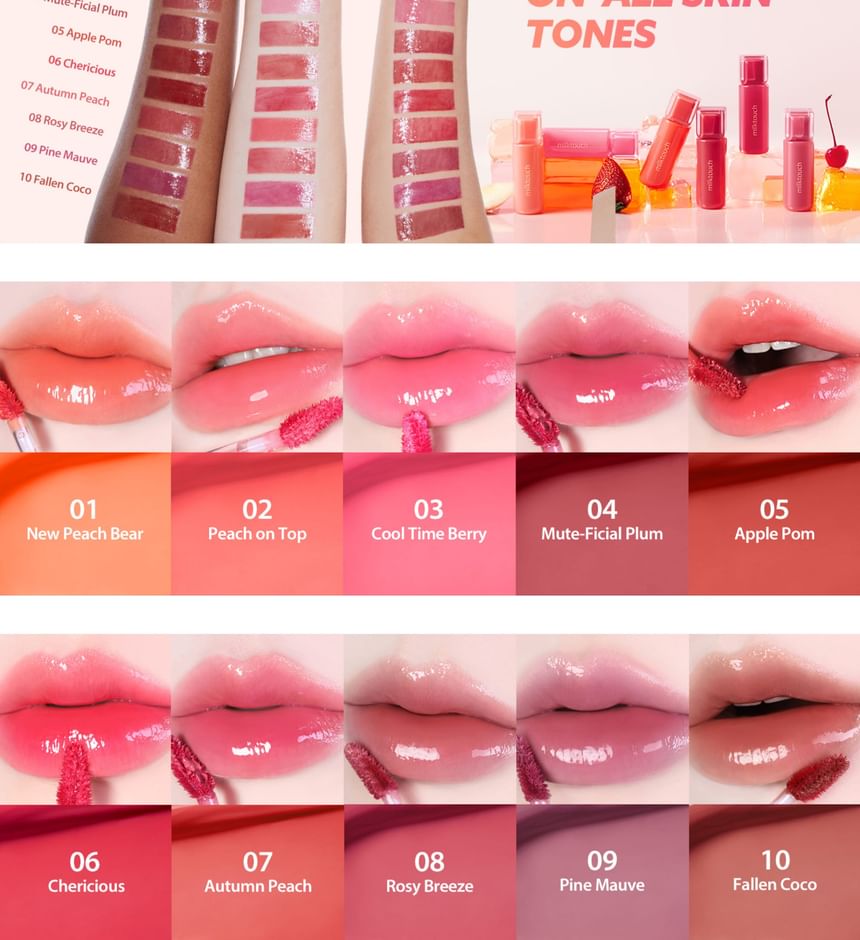 Jelly Fit Tinted Glow Tint - 16 Colors