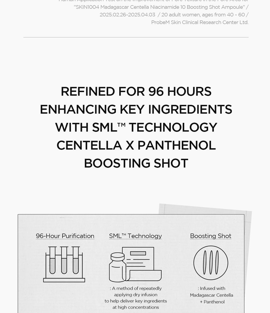 Lab in Nature Madagascar Centella Niacinamide 10 Boosting Shot Ampoule Mini