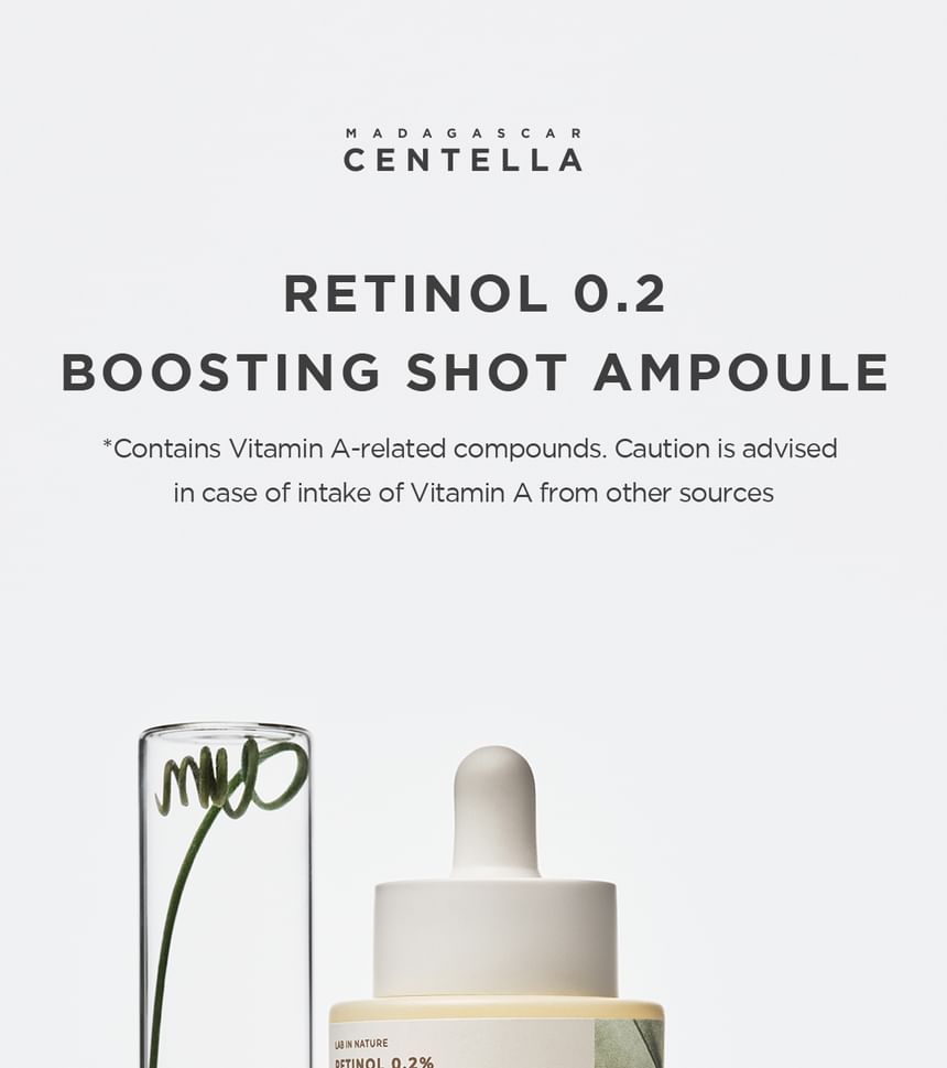 Lab in Nature Madagascar Centella Retinol 0.2 Boosting Shot Ampoule Mini