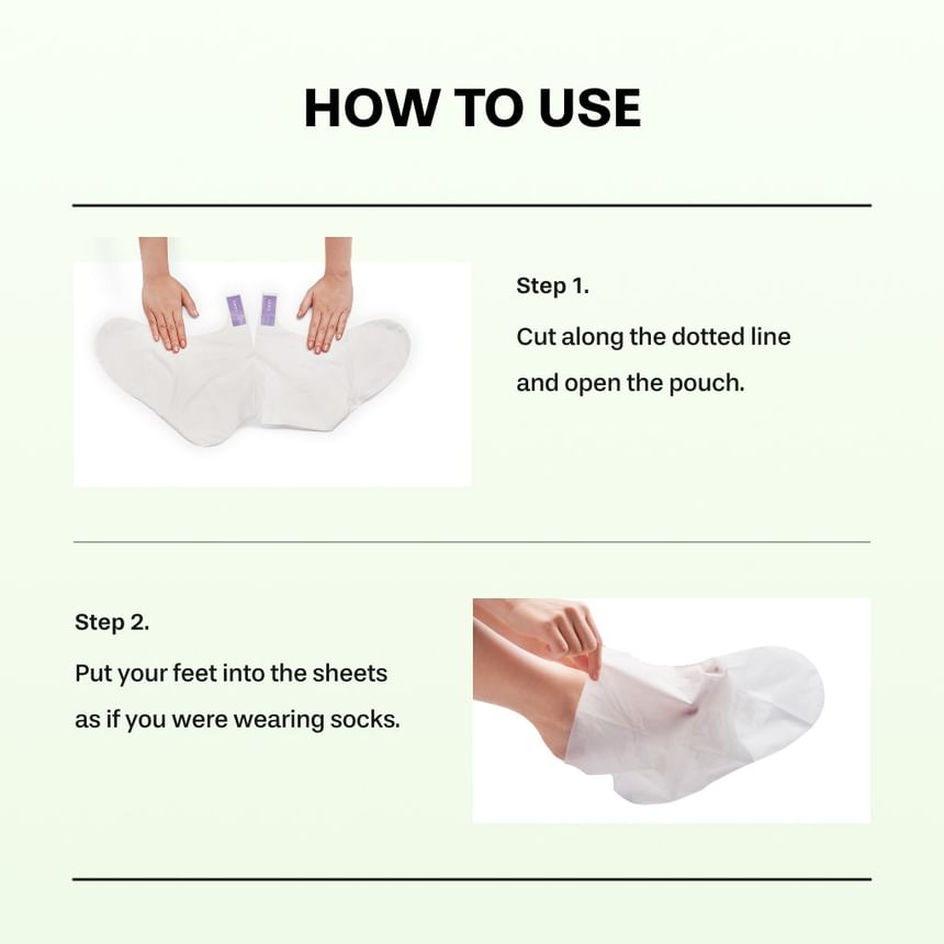 Centella Deep Soothing Ritual Foot Mask 3 pairs 2pcs Bundle Set