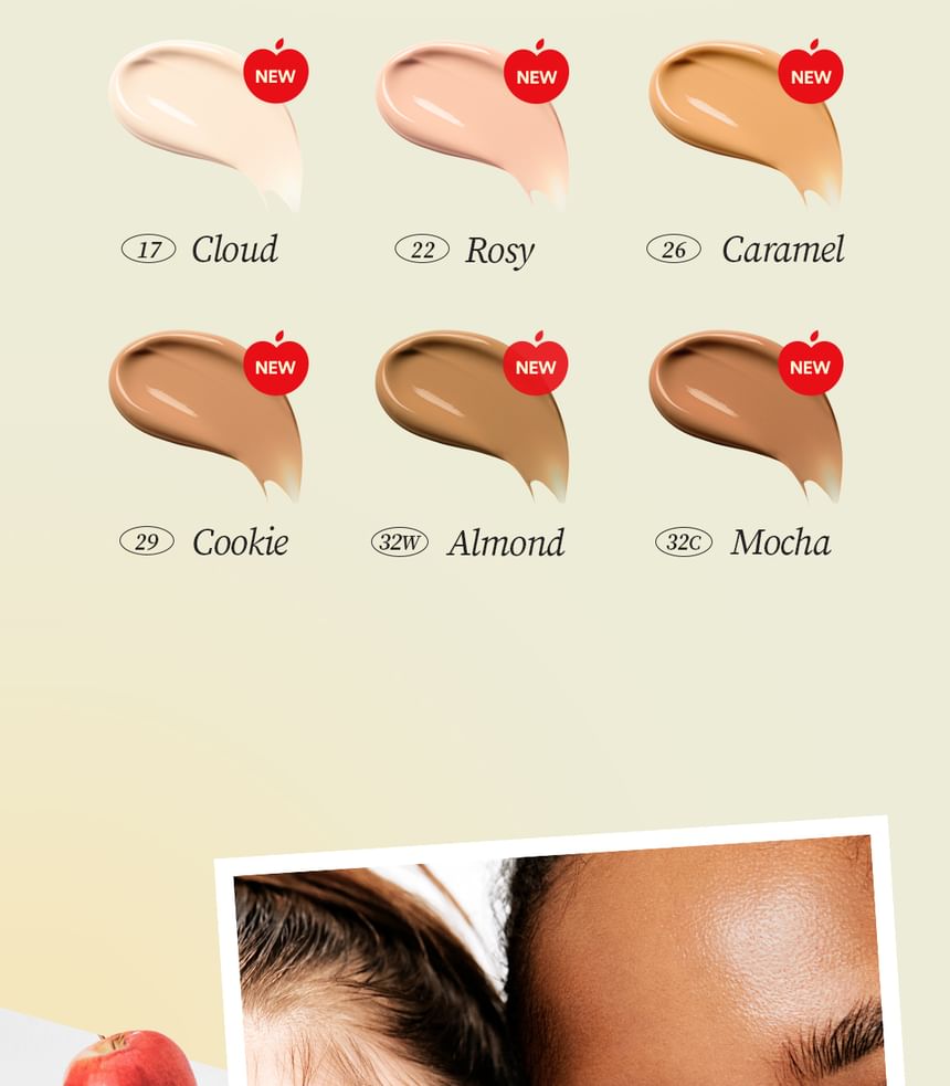 Apple Dewy Fit Cushion - 12 Colors
