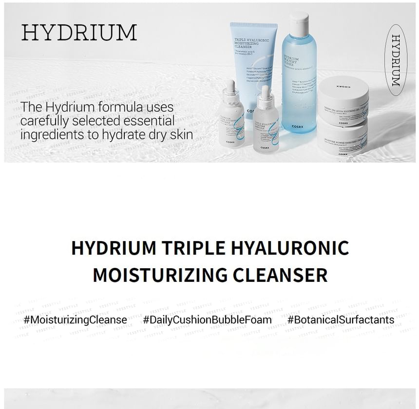 Hydrium Triple Hyaluronic Moisturizing Cleanser Mini