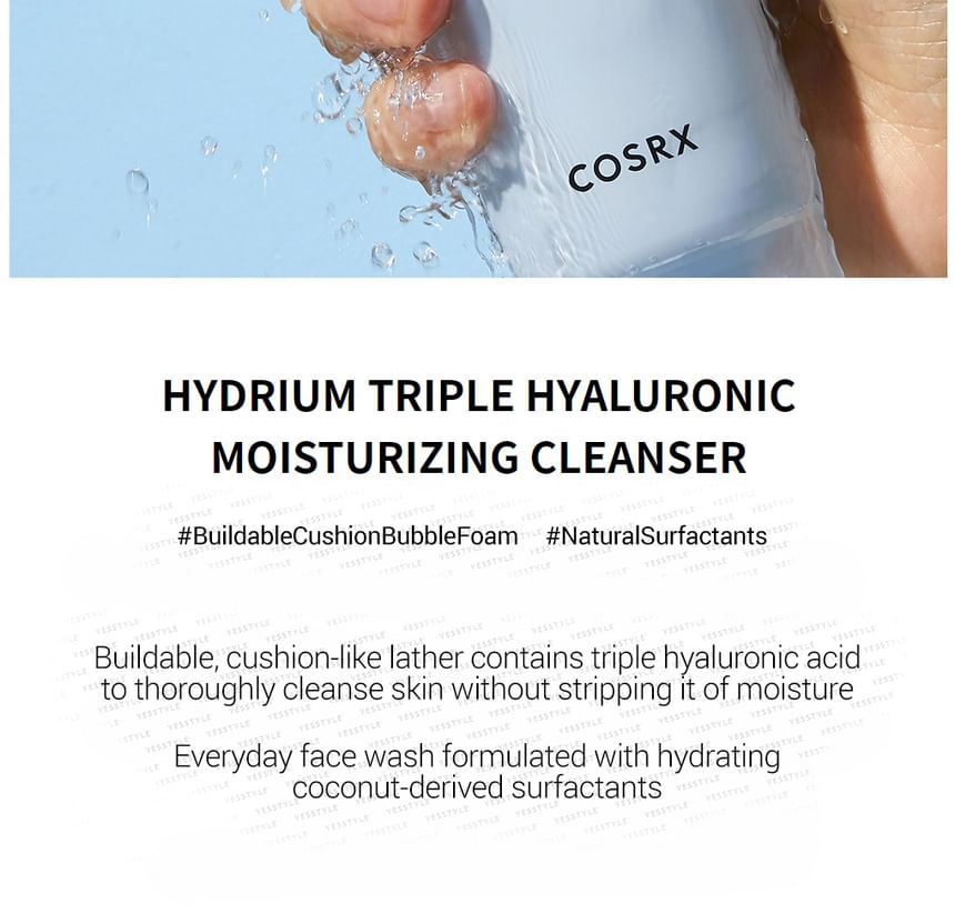 Hydrium Triple Hyaluronic Moisturizing Cleanser Mini