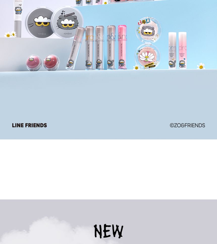 romand X ZO&FRIENDS Glasting Color Gloss - 3 Colors