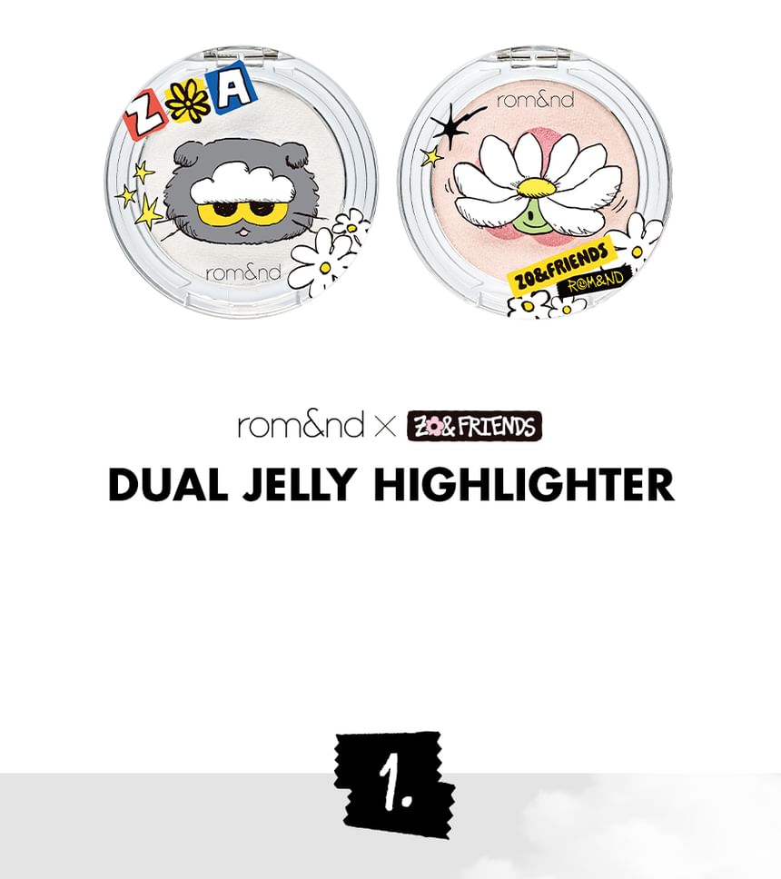 romand X ZO&FRIENDS Dual Jelly Highlighter - 2 Types