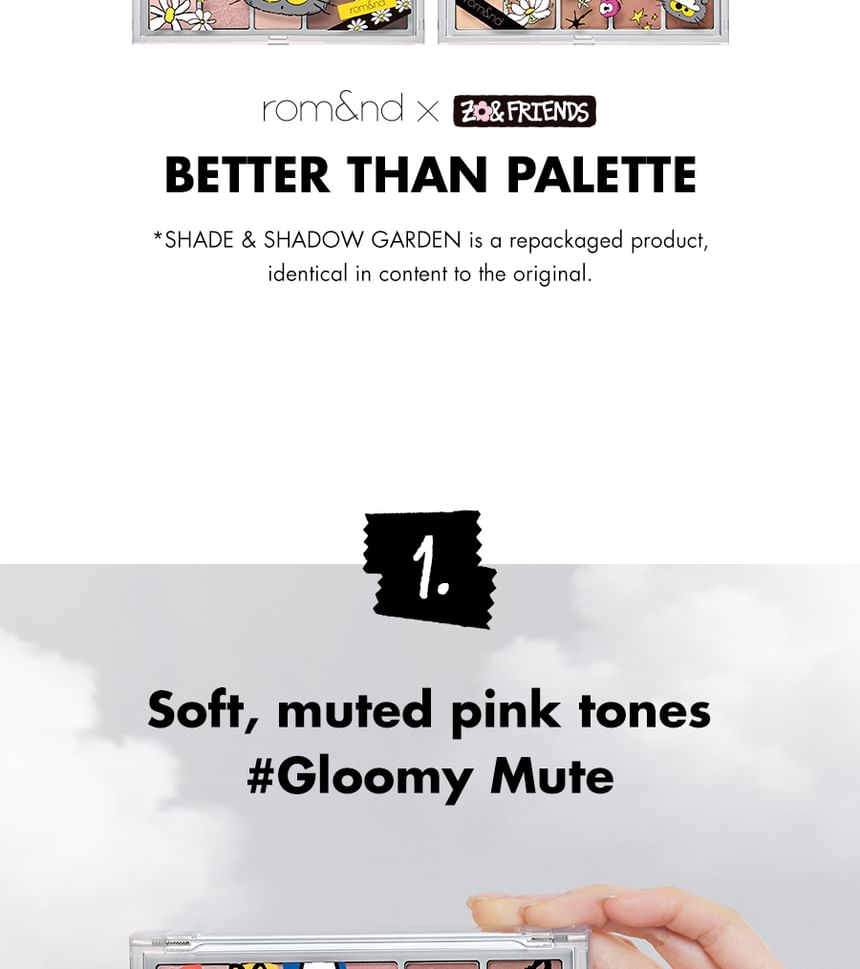 romand X ZO&FRIENDS Better Than Palette - 2 Types