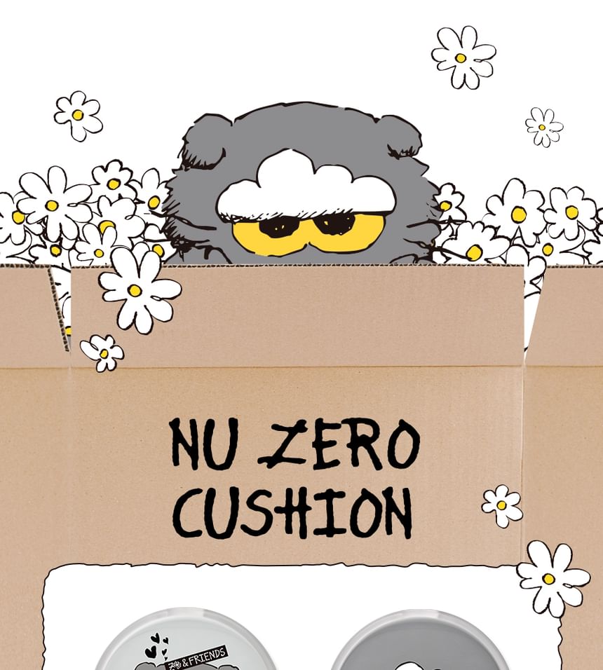 romand X ZO&FRIENDS Nu Zero Cushion - 2 Colors