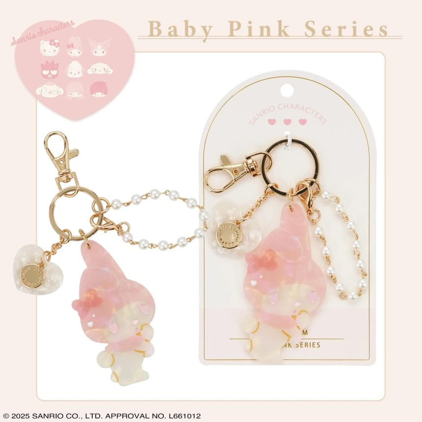 Sanrio Characters Baby Pink Series Bag Charm Keyring