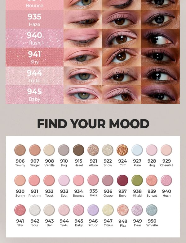 Mono Eye Shadow - 50 Colors