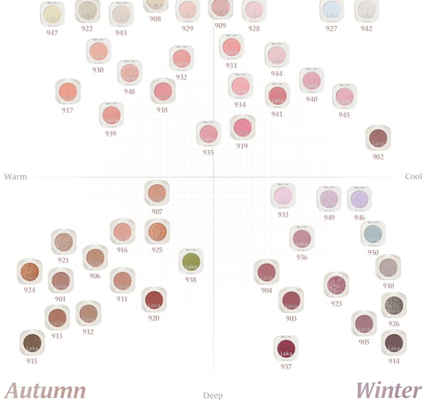 Mono Eye Shadow - 50 Colors