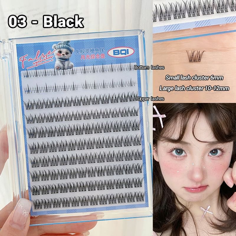 Glue-free Spiky Multipack False Eyelashes Cluster (Various Designs)