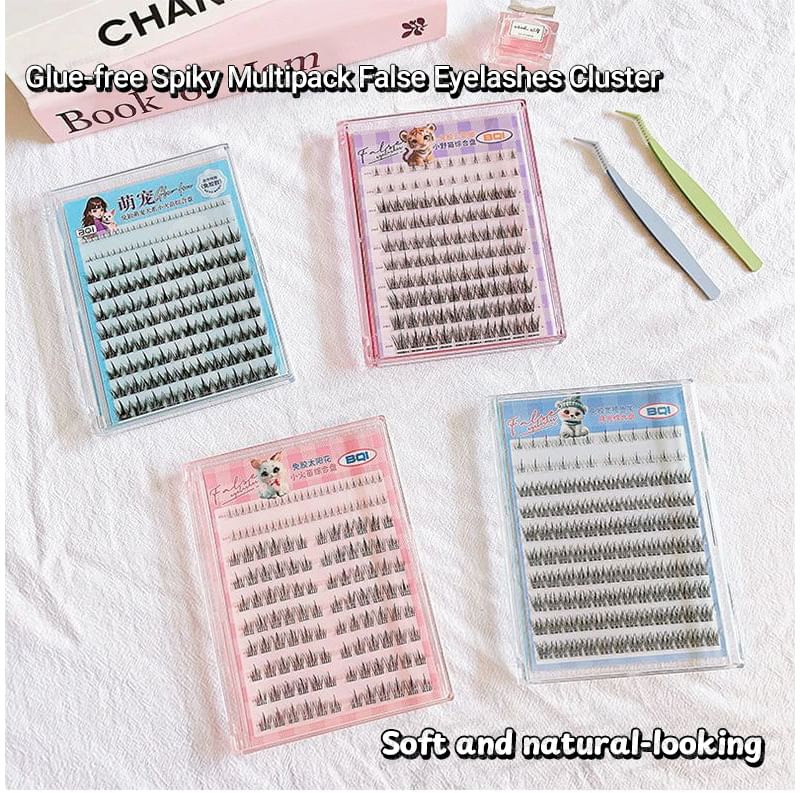 Glue-free Spiky Multipack False Eyelashes Cluster (Various Designs)