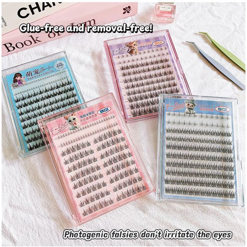 Glue-free Spiky Multipack False Eyelashes Cluster (Various Designs)