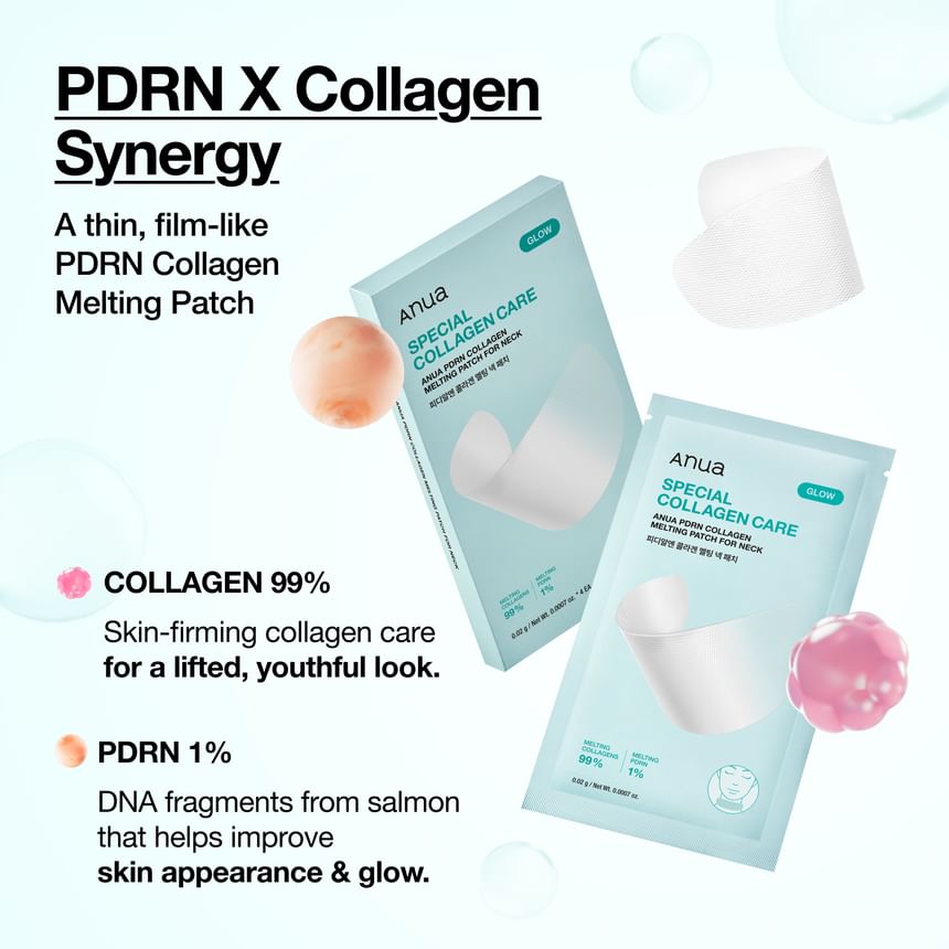 PDRN Collagen Melting Patch For Neck 2pcs Bundle Set