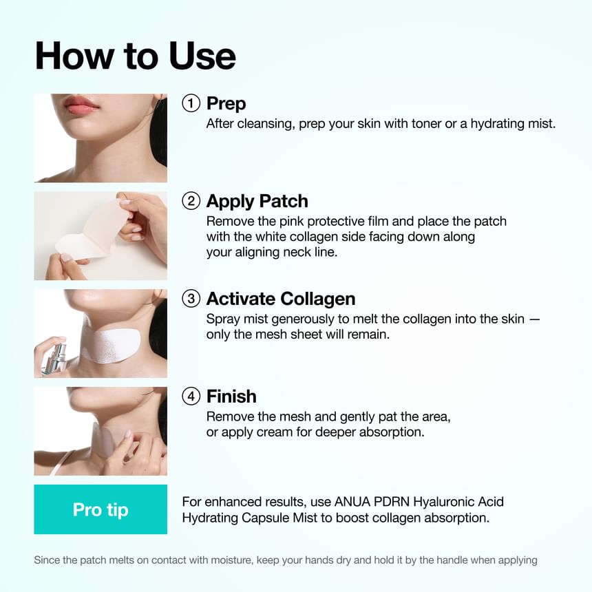 PDRN Collagen Melting Patch For Neck 2pcs Bundle Set