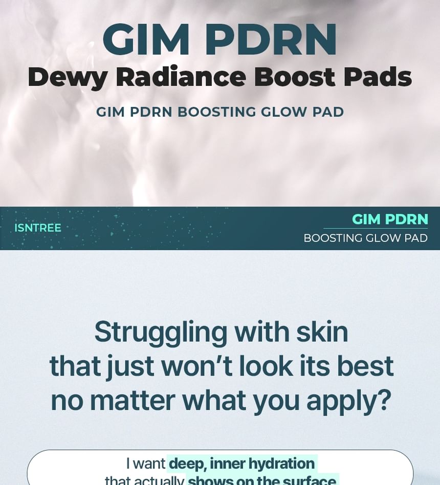 Gim PDRN Boosting Glow Pad