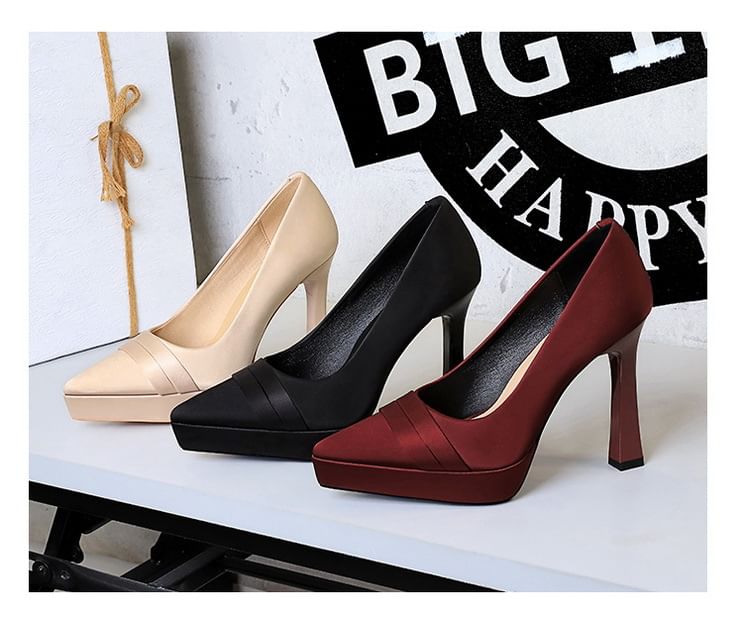 High Heel Pointy Pumps