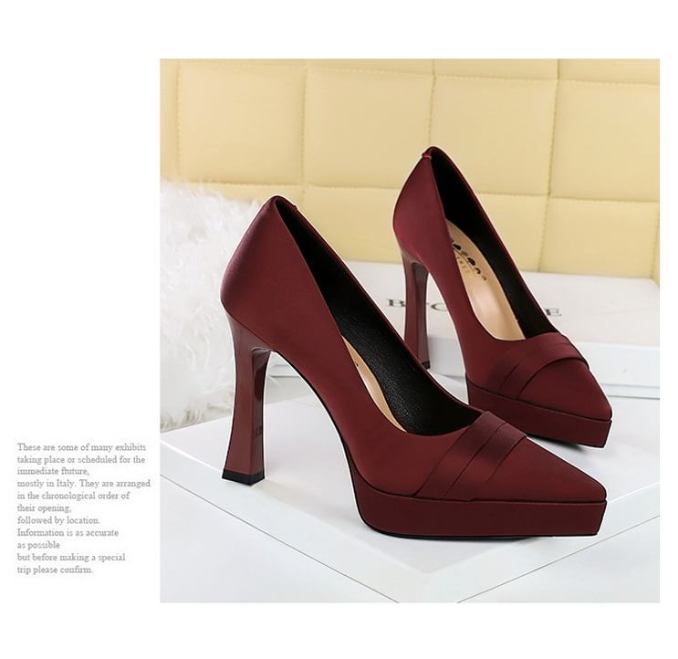 High Heel Pointy Pumps