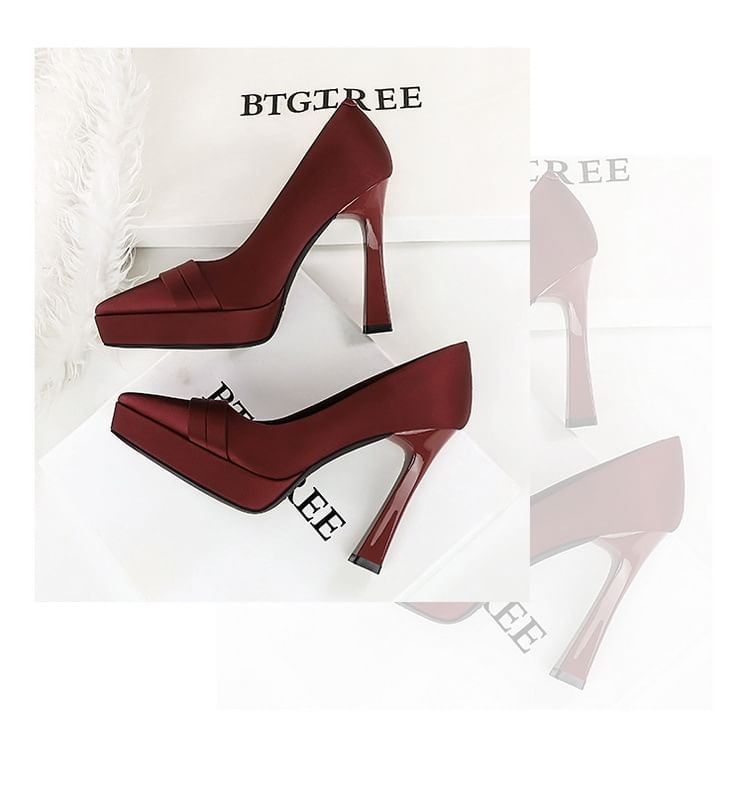 High Heel Pointy Pumps