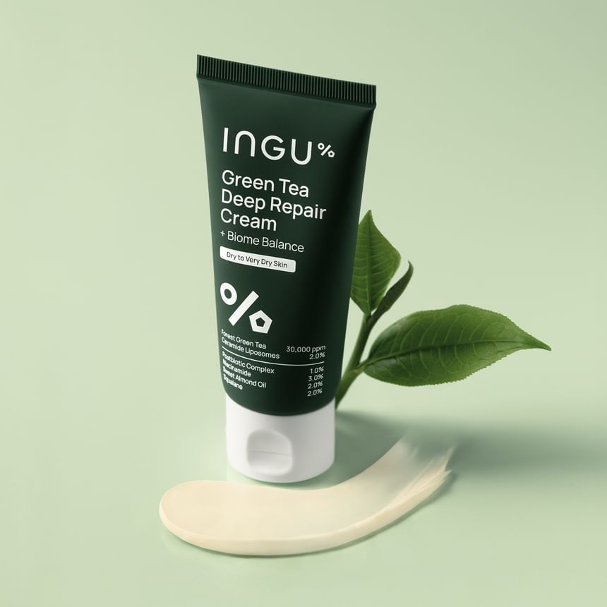 Green Tea Deep Repair Cream + Biome Balance For Dry To Very Dry Skin