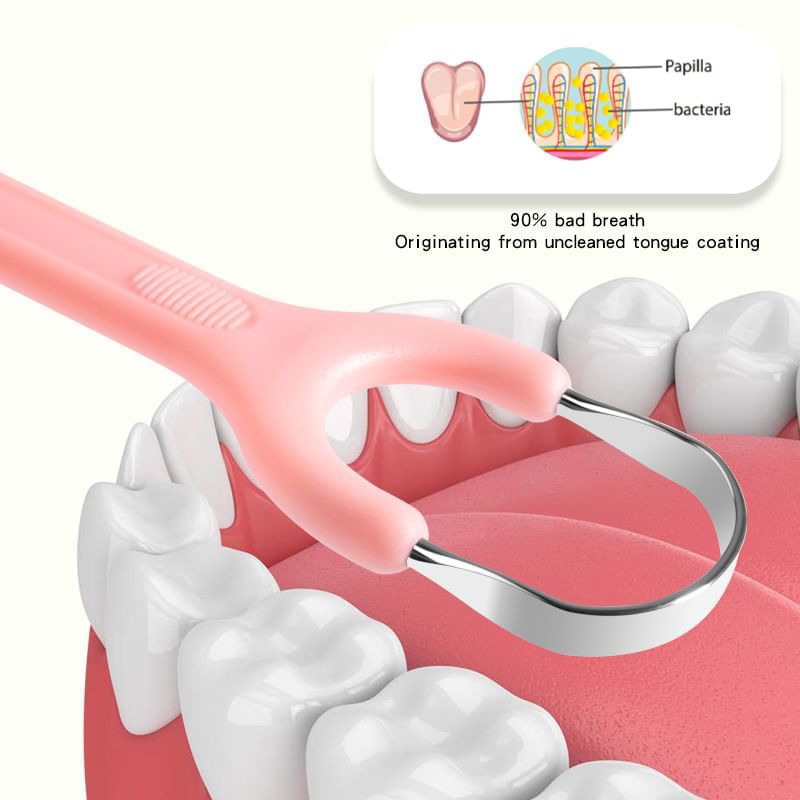 Stainless Steel Tongue Scraper