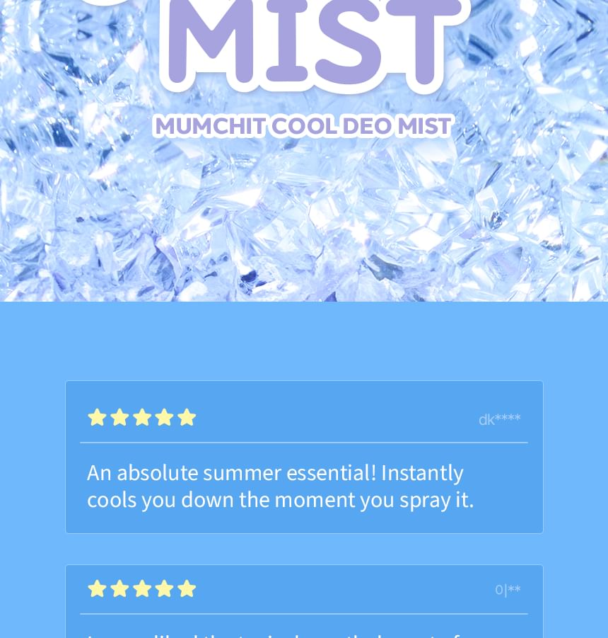 Cool Deo Mist - 3 Types