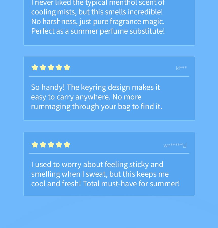 Cool Deo Mist - 3 Types