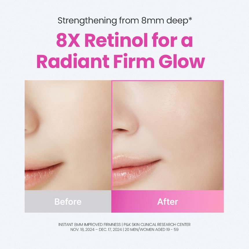 8X Retinol Pink Peptide Booster Serum 2pcs Bundle Set