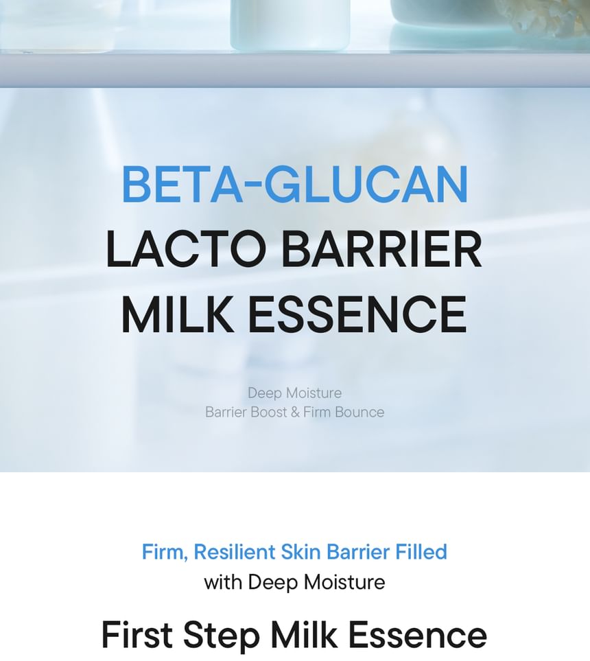 Beta-Glucan Lacto Barrier Milk Essence Mini 10pcs Bundle Set