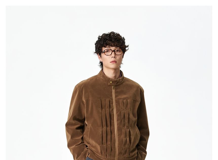 Details Faux-Suede Detroit Jacket