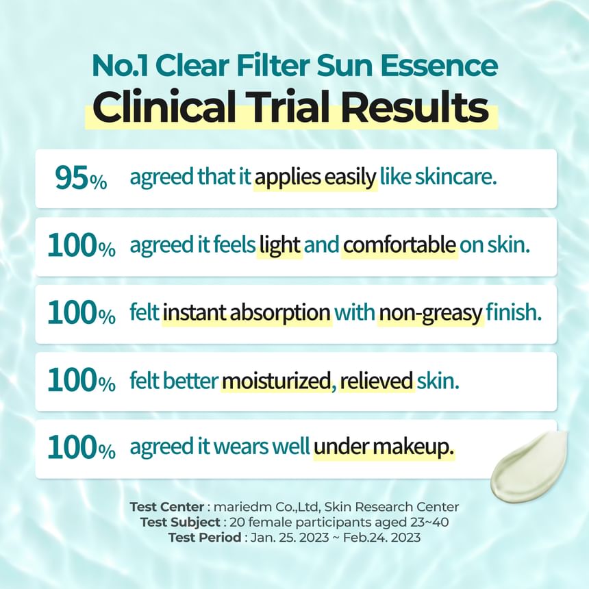 No.1 Clear Filter Sun Essence 2pcs Bundle Set