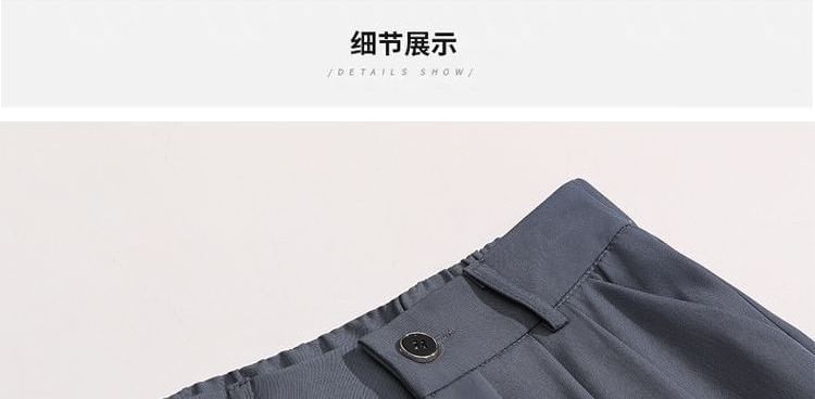 High-Waist Wide-Leg Dress Pants