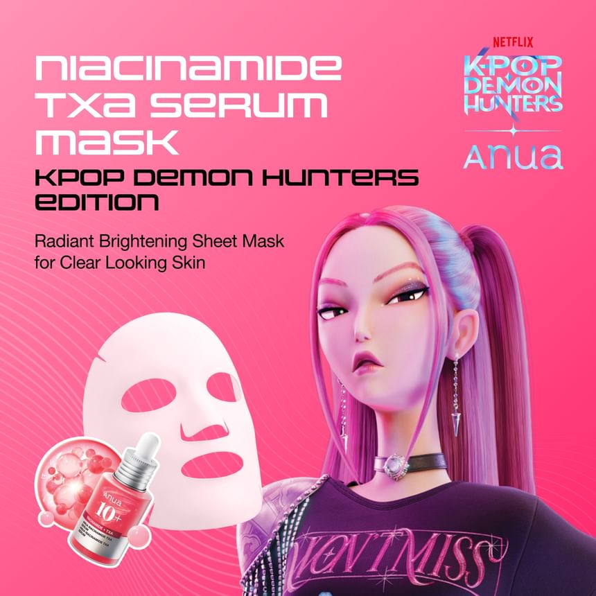 Niacinamide TXA Serum Mask Kpop Demon Hunters Collaboration