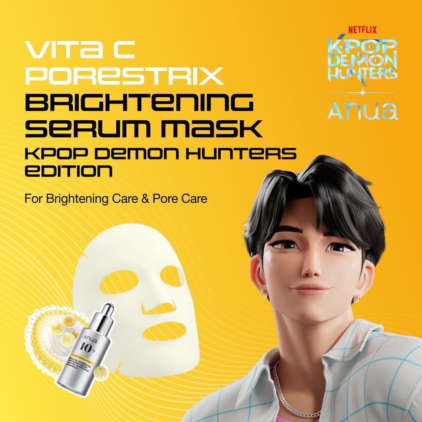 Vita C Porestrix Brightening Serum Mask Kpop Demon Hunters Collaboration