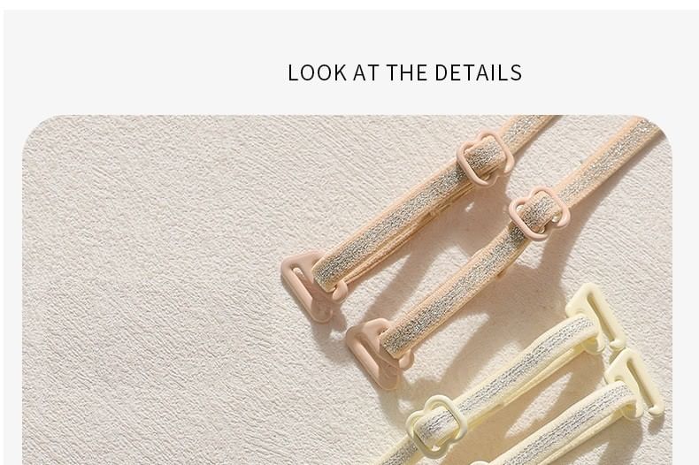 [90B - 115D] Plus Size Strappy Lace Bra