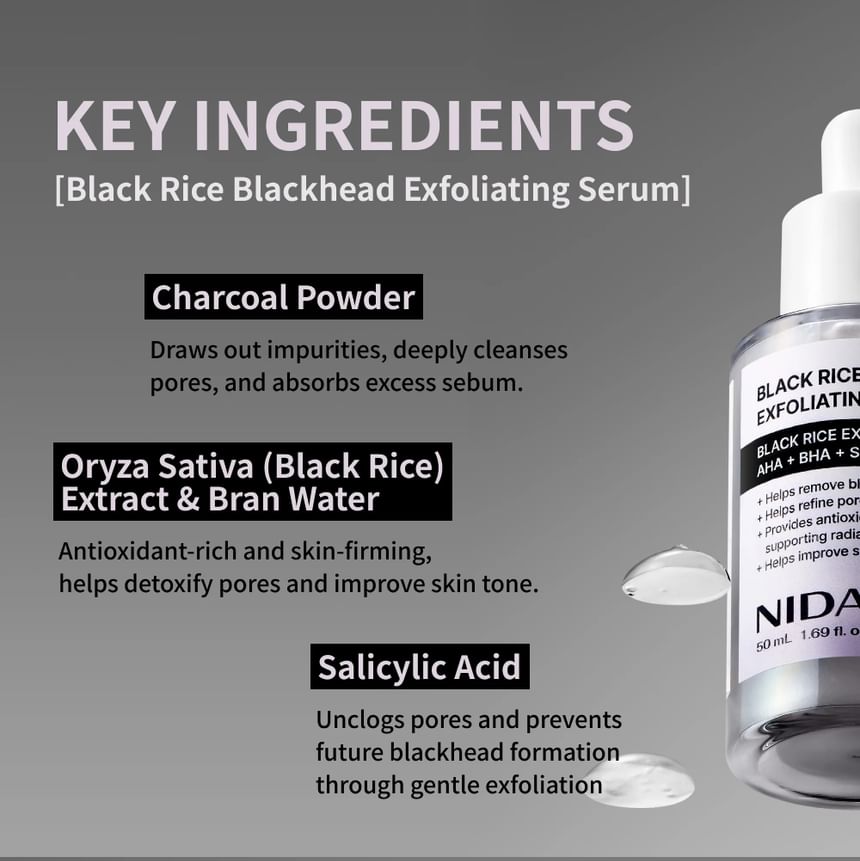 Black Rice Blackhead Exfoliating Serum