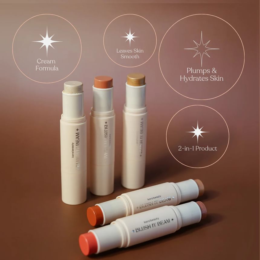 Blush N' Beam Highlighter & Blush Stick - 5 Colors