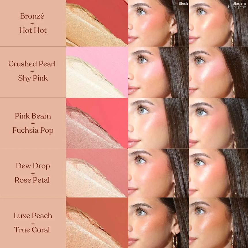 Blush N' Beam Highlighter & Blush Stick - 5 Colors