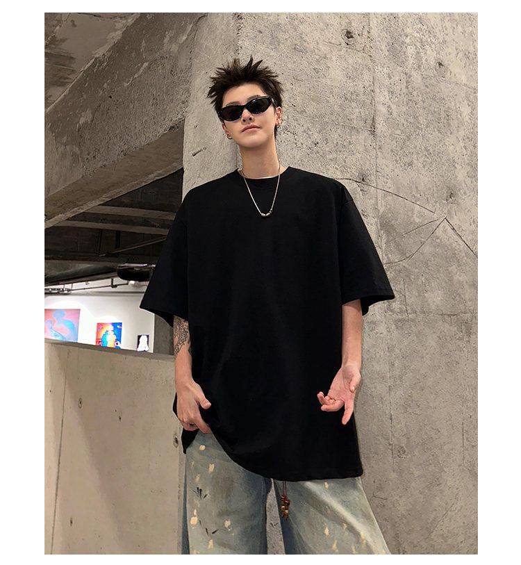 Short Sleeve Crew Neck Plain T-Shirt