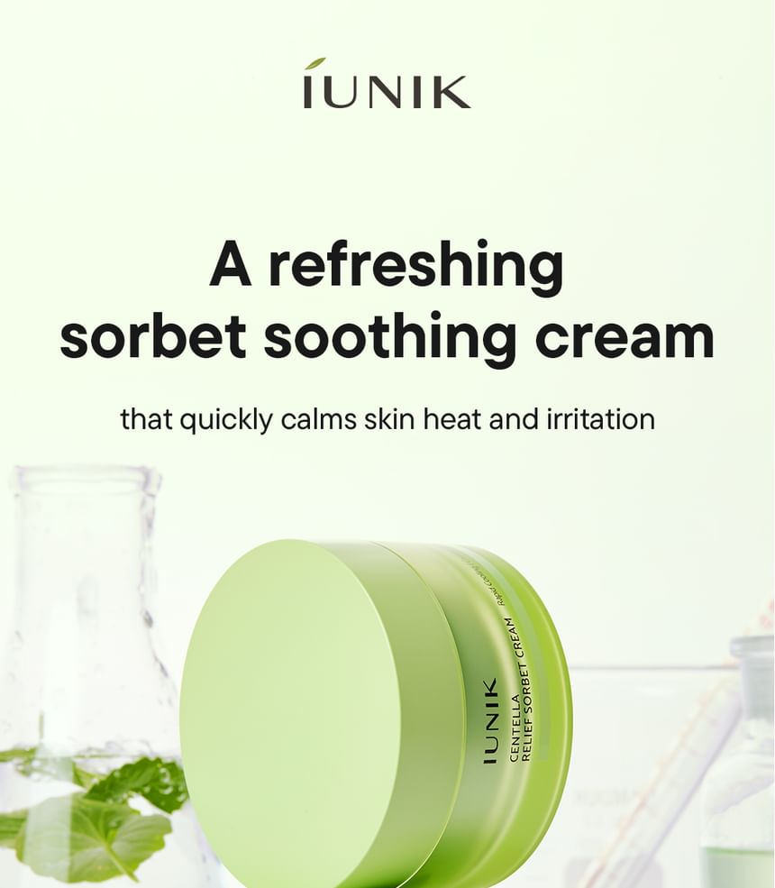 Centella Relief Sorbet Cream Mini 10pcs Bundle Set