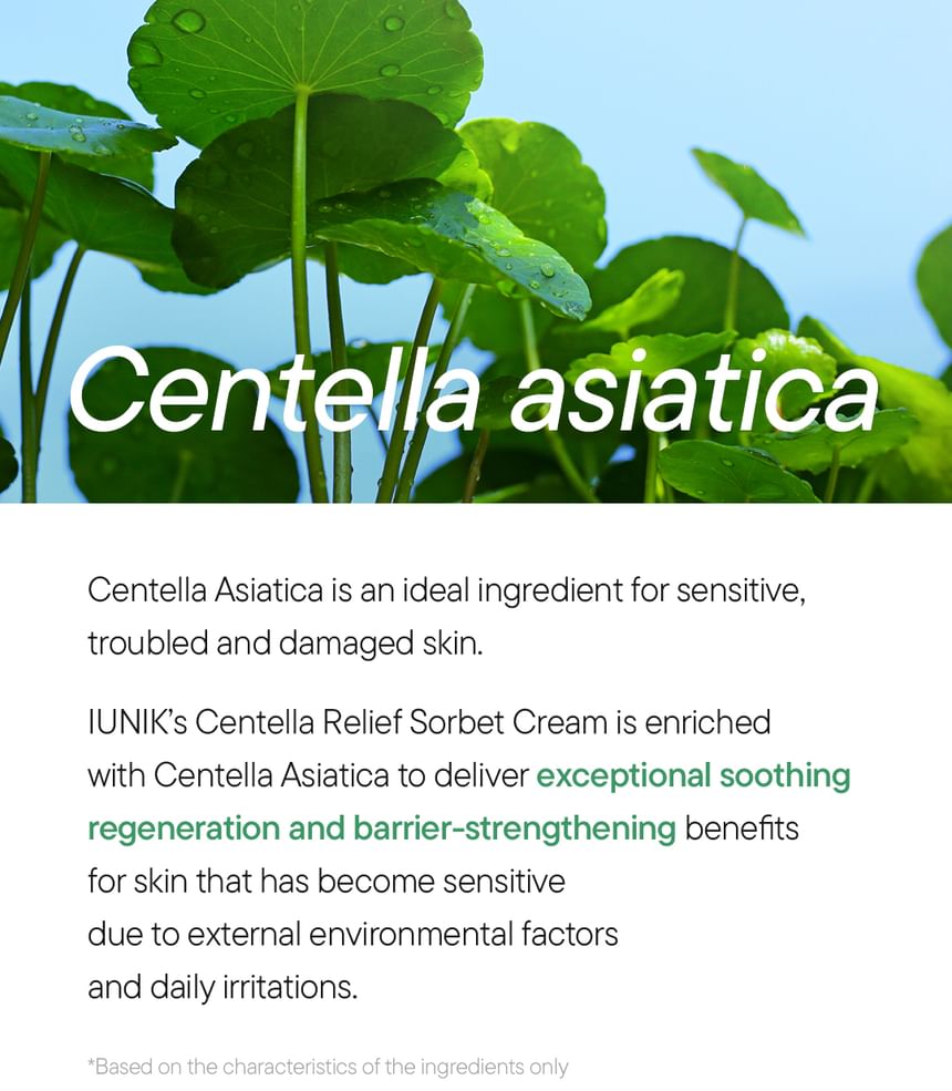 Centella Relief Sorbet Cream Mini 10pcs Bundle Set