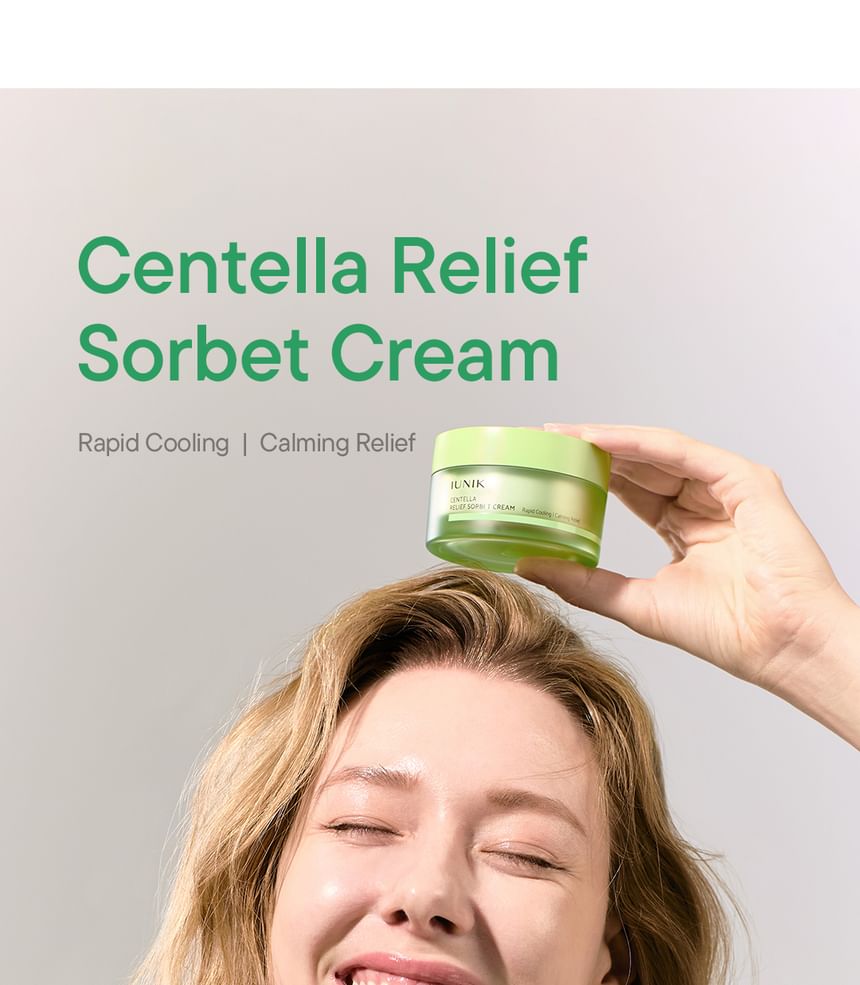 Centella Relief Sorbet Cream Mini 10pcs Bundle Set